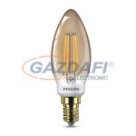   PHILIPS 871869681409300 LED fényforrás, classic 5W B35 E14 2200K GOLD SRT4