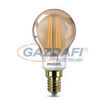   PHILIPS 871869681415400 LED fényforrás, classic 5W P45 E14 2200K GOLD SRT4