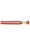 SiHF-J 5x0,75mm2 Heat resistant silicone insulated hose 300/500V red/brown