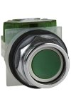 SCHNEIDER 9001KR2GH5 Pushbutton with protective ring, 1NO, green