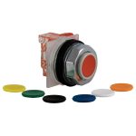 SCHNEIDER 9001KR3RH6 Pushbutton, protruding, 1NC, red