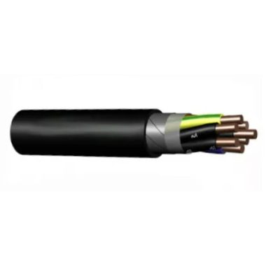 SZRMKVM-J 4x2,5mm2 Páncélozott földkábel, PVC0,6/1kV fekete