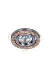 ELMARK 925776R/GD CR-776R/GD SPOTLIGHT ROUND BRASS+CRYSTAL lámpatest