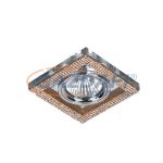   ELMARK 925776S/GD CR-776S/GD SPOTLIGHT SQUARE BRASS+CRYSTAL lámpatest