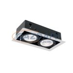   ELMARK QUAD212 Süllyesztett LED lámpa 12W 2XE27 2700K világosszürke