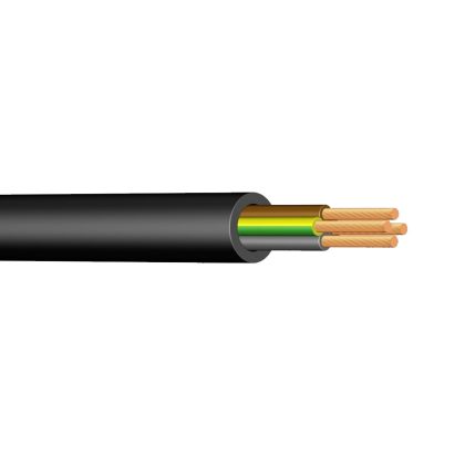 YMS 5x4mm2 Sheathed cable, PVC 0.6 / 1kV black