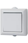 GAO 9562H BUSINESS LINE IP54 Cross Switch, Off-Wall, White