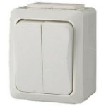   GAO 9859H "It water" chandelier switch, outdoor, cream, 230V, 10A, IP54
