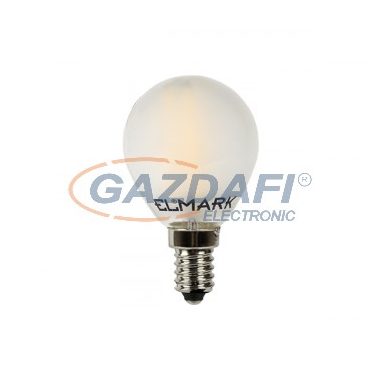 ELMARK 99LED664 LED GLOBE G45 FILAMENT 4W E14 230V 2700K FROSTED fényforrás