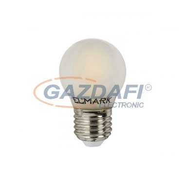 ELMARK 99LED665 LED GLOBE G45 FILAMENT 4W E27 230V 2700K FROSTED fényforrás