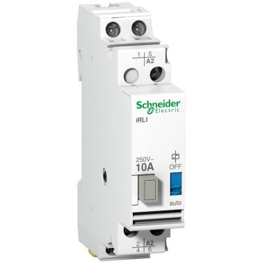 SCHNEIDER A9E15535 ACTI9 iRLI váltó relé, 2P, 10A, Uc 230-240 VAC