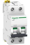 SCHNEIDER A9F74204 ACTI9 iC60N miniature circuit breaker, 2P, C, 4A, monoconnector