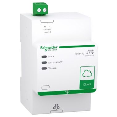 SCHNEIDER A9XELC10 ACTI9 SmartLink EL D, jel összesítő-továbbító, 6 mod.DIN