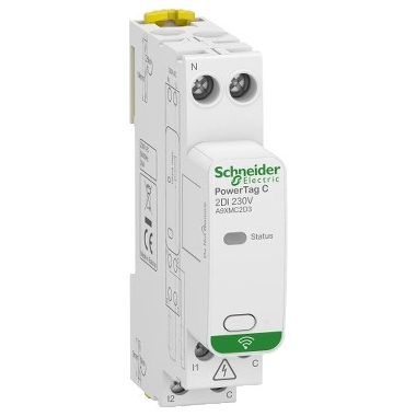 SCHNEIDER A9XMC2D3 ACTI9 PowerTag C 2DI, monitorizáló egység