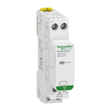   SCHNEIDER A9XMC2D3 ACTI9 PowerTag C 2DI, monitorizáló egység