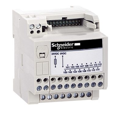 SCHNEIDER ABE7H34E100 Modicon ABE7 elosztóblokk készlet, 2db Economy ABE7H20E000 + HE10 Y kábel 1m, M340 PLC-hez és X80 digitális kártyához