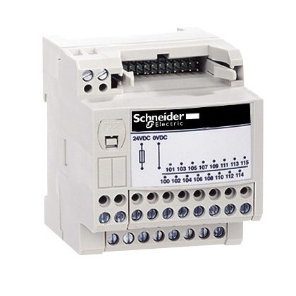   SCHNEIDER ABE7H34E200 Modicon ABE7 elosztóblokk készlet, 2db Economy ABE7H20E000 + HE10 Y kábel 2m, M340 PLC-hez és X80 digitális kártyához