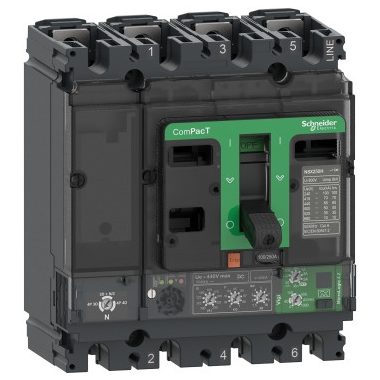 SCHNEIDER C16N44V100 ÚJ GENCompact NSX160 4P 50k Mic4.2 100