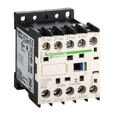 SCHNEIDER CA2KN31V7 Segédkapcsoló 3 záró, 1 nyitó, AC, 50/60 Hz