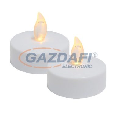 HOME CDB 2/WH LED-es teamécses szett, ø5.9 cm, 2 db, fehér