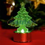   HOME CDM 1/P LED-es mécses dekoráció, karácsonyfa, 6x8.5 cm