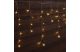 Tracon CHRIOSW10WW Karácsonyi sziporkázó jégcsap fényfüggöny, kültéri/beltéri 230VAC, 5+10M, 250LED, 6W, 2600-2700K, IP44