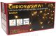 Tracon CHRIOSW5WW Karácsonyi sziporkázó jégcsapfényfüggöny, kültéri/beltéri 230VAC, 5+5M, 125LED, 3,6W, 2600-2700K, IP44