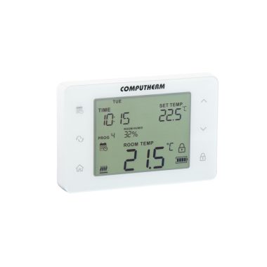 COMPUTHERM Q20 Programozható, digitális szobatermosztát,IP30, 8 A, 30 V DC / 250 V AC