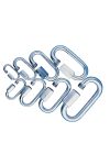 TRACON CSKARA4 Karabiner, csavaros, acél d=4mm, 850N, 10 db/csomag