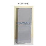   CSATÁRI PLAST CSP602512 poliészter doboz, üres, 600x250x120mm, IP 65 fekete, halogénmentes