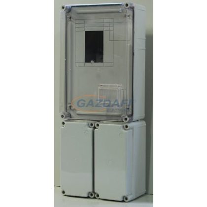   CSATÁRI PLAST PVT 3045 FSK2 Egy- vagy háromfázisú fogyasztásmérő szekrény, kábelfogadó tokozattal