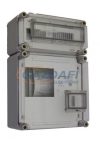 CSATÁRI PLAST PVT 3030 ÁK12–F 1F fogyasztásmérő+kismeg.sz., 300x450x170mm
