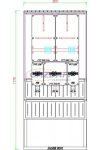 CSATÁRI PLAST PVT K-L 2x3Fm Ké, direkt mérőhely, 800x1770x250mm