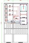 CSATÁRI PLAST PVT K-L 400T 200/5 ÁV, Áramváltós mérőhely, 1065x320mm