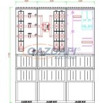   CSATÁRI PLAST PVT K-L 250S2T-NY, Áramváltós mérőhely, nyitható szerelőlappal, 1460x320mm