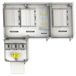   CSATÁRI PLAST PVT 7590 Á-V-H Fm 80A-K Egy felhasználási helyes M63.80A, V63.80A és H63.80A mérés, földkábeles, felületre szerelt kivitelben