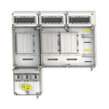 CSATÁRI PLAST PVT 7590 Á-V-Hv Fm-SZ ÁK fogyasztásmérő szekrény, felületre szerelt kivitel