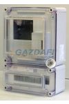 CSATÁRI PLAST PVT EON 3030 ÁK12–A-AM fogyasztásmérő EM ablakkal, kulcsos zárral+kismegsz.sz. , 300x450x170mm, alsó maszkkal