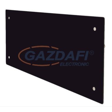 Adax Clea Wifi CW10B fűtőpanel, 34x85 cm, fekete edzett üveg előlap, 1000 W