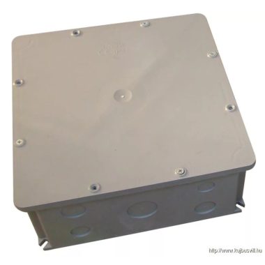 TRACON DN250X250 Mounting box plastic, outside the wall, gray 250 × 250mm, IP44