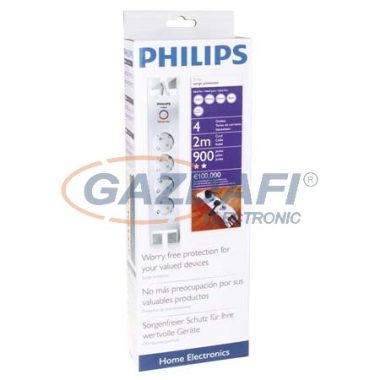 PHILIPS P54210 TÚLFESZÜLTSÉGVÉDŐ PHILIPS 4ALJZAT 2M SCHUKO