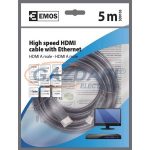 EMOS SD0105 HDMI+ETHERNET A/M-A/M CSATLAKOZÓ KÁBEL 5M