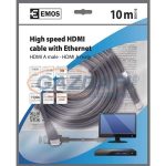 EMOS SD0110 HDMI+ETHERNET A/M-A/M CSATLAKOZÓ KÁBEL 10M