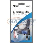 EMOS SD5303 3,5MM ST/M-2RCA/M CSATLAKOZÓ KÁBEL 3M