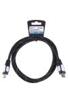 EMOS SL0301 HDMI+ETHERNET CSATLAKOZÓ KÁBEL 1,5M NYLON ECO