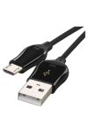 EMOS SM7004B USB 2.0 A/M-MICRO B/M 1M FEKETE CSATLAKOZÓ KÁBEL