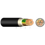   E-Y2Y-J 4x10 mm2 PVC szigetelésű erősáramú kábel, rézvezetővel, PE külső köpennyel 0,6/1kV  fekete