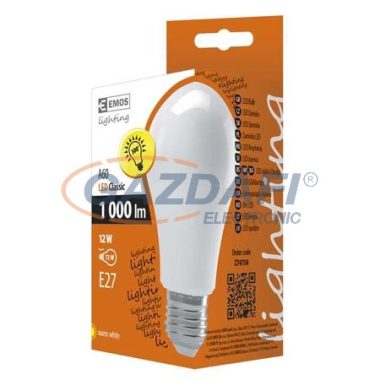 EMOS Z74750 LED FÉNYFORRÁS CLS A60 300 12W E27 WW