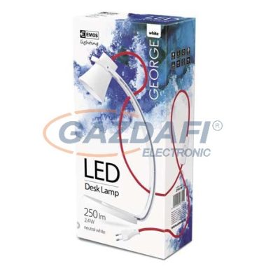 EMOS Z7501W LED GEORGE ASZTALI LÁMPA FEH (Z7501W)