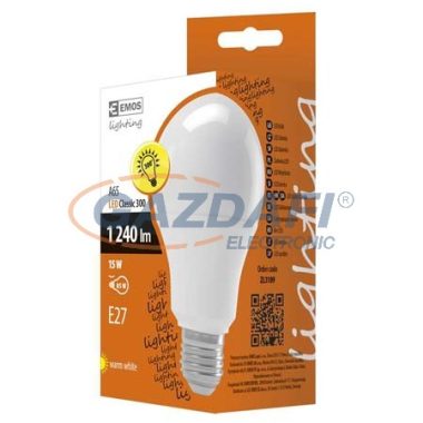 EMOS ZL3109 LED FÉNYFORRÁS CLS A65 15W E27 WW